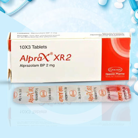 Alprazolam (Alprax 2 mg) - 10pcs